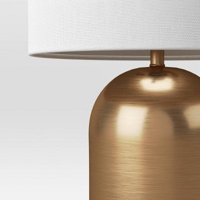 Dome Collection Accent Lamp Gold - Threshold™: ETL Listed, No Assembly, Metal Body