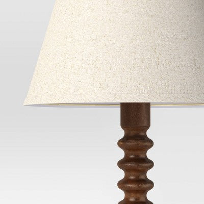 Mid Tone Wood Floor Lamp - Threshold™