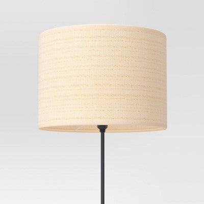 Stick Floor Lamp Natural/Black Wood/Metal (Includes LED Light Bulb) - Threshold™