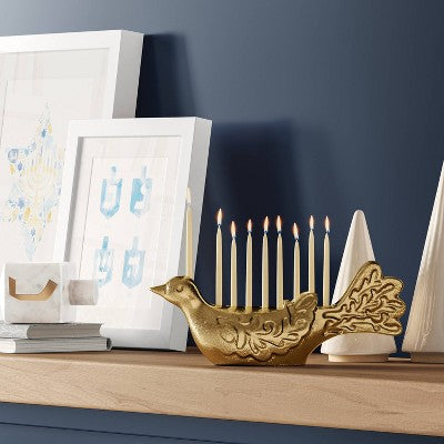  Cast Aluminum Bird Menorah - Threshold™