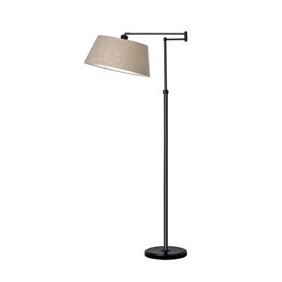  Traditional Oil Rubbed Swing Arm Floor Lamp Brown - Threshold™