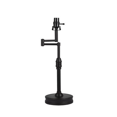  Large Swing Arm Oil Rubbed Lamp Base Black - Threshold™
