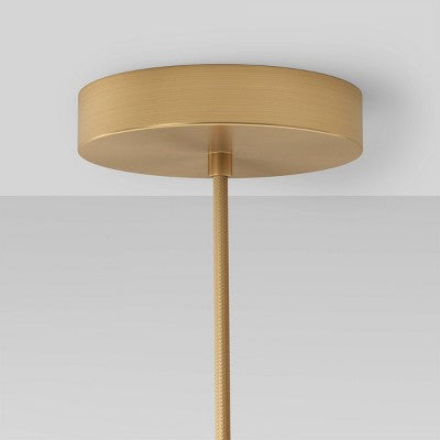  3-Arm Chandelier Brass (Includes Vintage Light Bulbs) - Threshold™