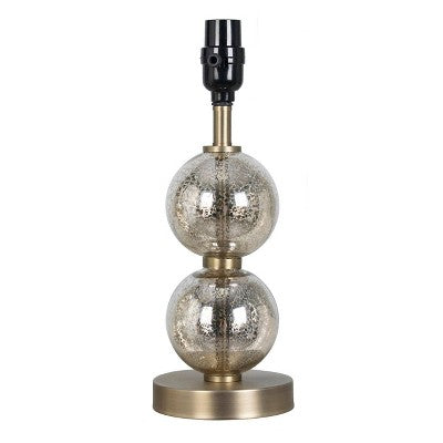  Stacked Glass Ball Table Lamp Base Brass - Threshold™