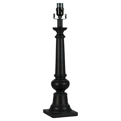  Column Large Lamp Base Black - Threshold™