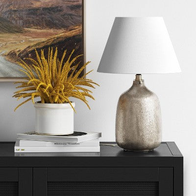  Small Empire Lamp Shade White - Threshold™: Cotton Polyester, Slip Uno Fitter, No Assembly Required