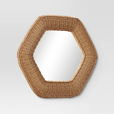  30"x33" Woven Wall Mirror - Threshold™