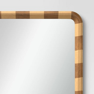  25"x65" Striped Floor Mirror - Threshold™