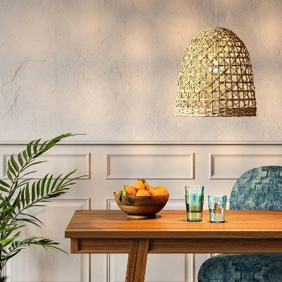  Small Seagrass Light Pendant Light Brown (Includes Energy Efficient Light Bulb) - Threshold™
