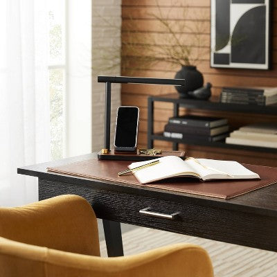  Wireless Charging Stand & Lamp (Includes LED Light Bulb) - Threshold™: Desk Lamp With USB Port, Qi Certified, Dimmable