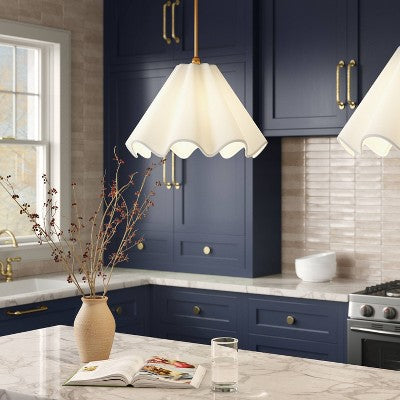  Wavy Shade Collection Pendant White - Threshold™