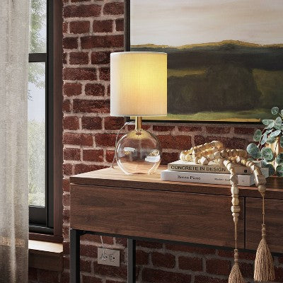  Glass Sphere Mini Table Lamp Clear - Threshold™
