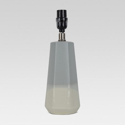  Dipped Ceramic Small Lamp Base Blue/White - Threshold