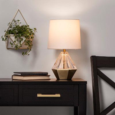  Acrylic Prism Accent Table Lamp Clear - Threshold