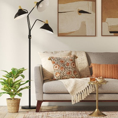  3-Head Floor Lamp Black - Threshold™