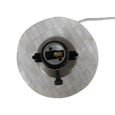  Capiz Subway Tile Large Lamp Base Shell - Threshold
