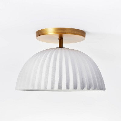  Scalloped Semi-Flush Mount Ceiling Light - Threshold™ Designed With Studio McGee