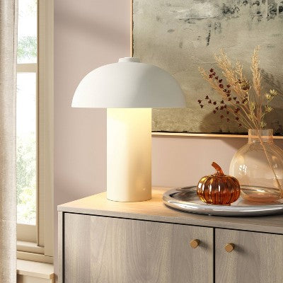  Ceramic On Ceramic Table Lamp White - Threshold™