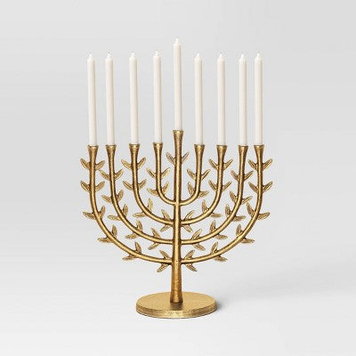  Tree Of Life Menorah Gold - Threshold™