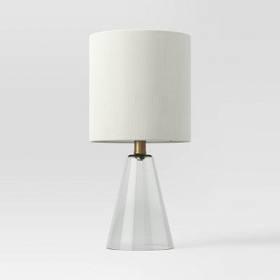  Glass Cone Mini Table Lamp Clear - Threshold™