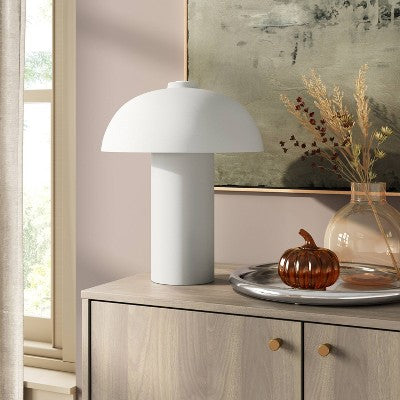  Ceramic On Ceramic Table Lamp White - Threshold™