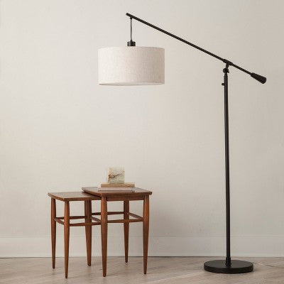  Cantilever Drop Pendant Swing Arm Floor Lamp Brown - Threshold™