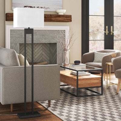  Weston Window Pane Floor Lamp Black - Threshold™