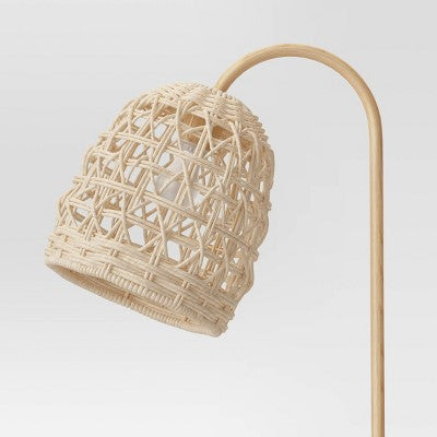  Seagrass Karina Tripod Floor Lamp Natural (Includes LED Light Bulb) - Threshold™