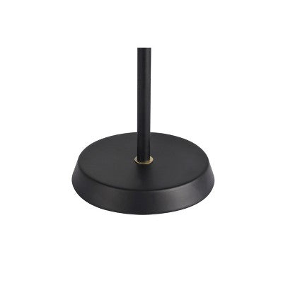  Black Metal Adjustable Table Lamp With Bronze Finish - Threshold™: ETL Listed, Metal Shade, 1-Way Socket Switch