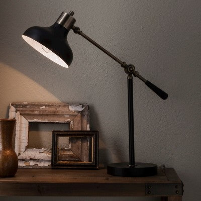  Crosby Schoolhouse Desk Lamp Black - Threshold