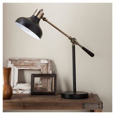 Crosby Schoolhouse Desk Lamp Black - Threshold