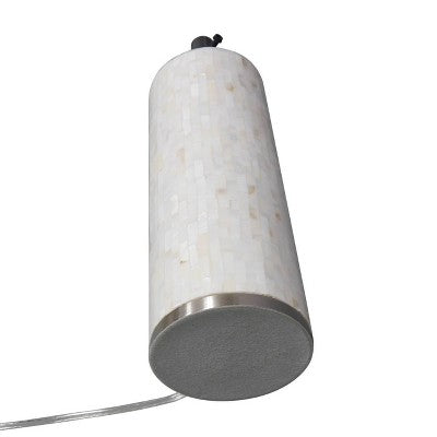  Capiz Subway Tile Large Lamp Base Shell - Threshold