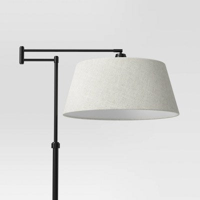  Traditional Oil Rubbed Swing Arm Floor Lamp Brown - Threshold™