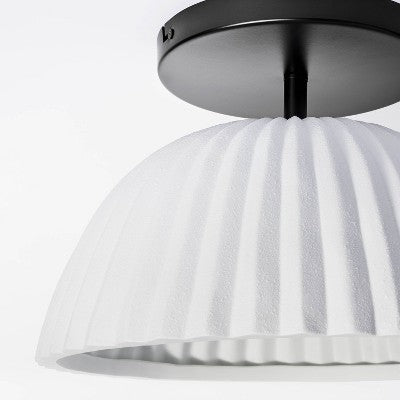  Scalloped Semi-Flush Mount Ceiling Light - Threshold™ Designed With Studio McGee