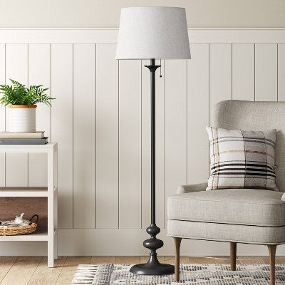  Londonberry Stick Floor Lamp Black - Threshold™