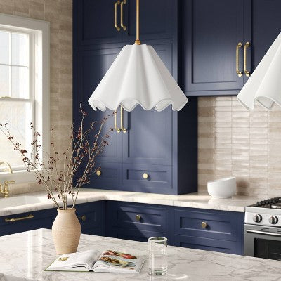  Wavy Shade Collection Pendant White - Threshold™