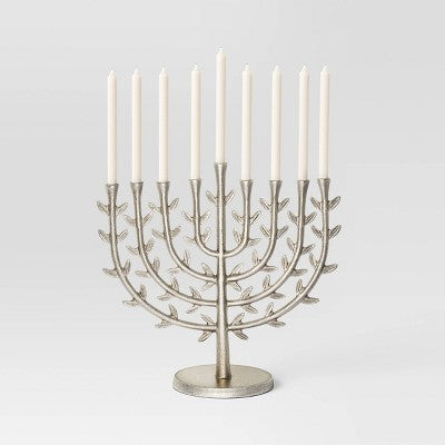  Tree Of Life Menorah Silver - Threshold™