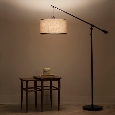  Cantilever Drop Pendant Swing Arm Floor Lamp Brown - Threshold™