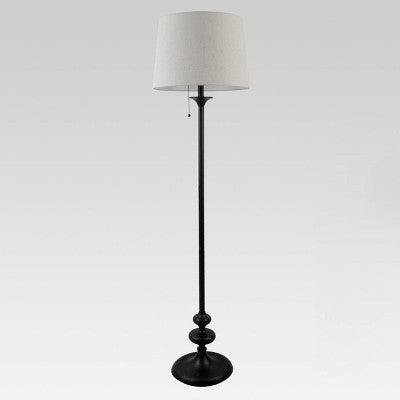  Londonberry Stick Floor Lamp Black - Threshold™