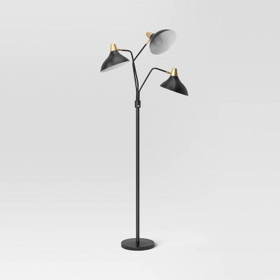  3-Head Floor Lamp Black - Threshold™