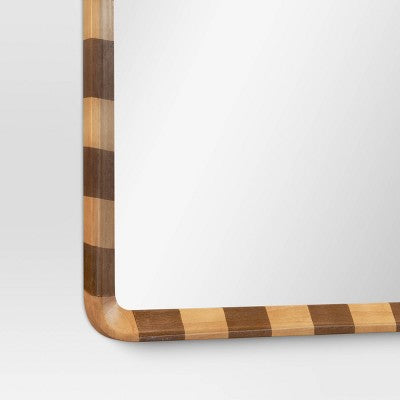  24"x36" Striped Wall Mirror - Threshold™