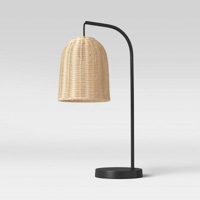  Addison Rattan Table Lamp Brown - Threshold™