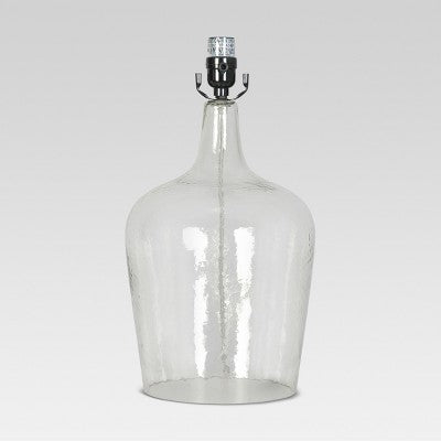  Artisan Glass Jug Large Lamp Base Clear - Threshold