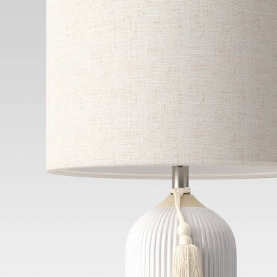  Large Assembled Ceramic Table Lamp White - Threshold™