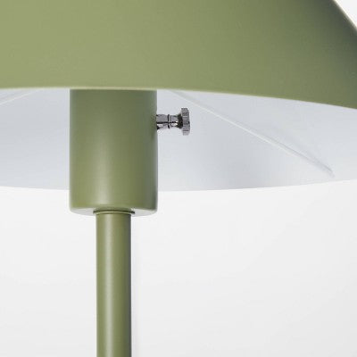  Stick Metal Floor Lamp Green Iron (Includes LED Light Bulb) - Threshold™ Designed With Studio McGee