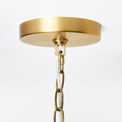  Tapered Rattan Ceiling Light Brown - Threshold™ Designed With Studio McGee