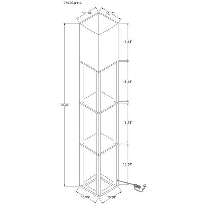  Shelf Floor Lamp - Threshold