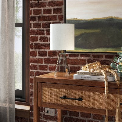  Glass Cone Mini Table Lamp Clear - Threshold™