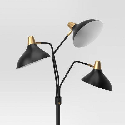  3-Head Floor Lamp Black - Threshold™