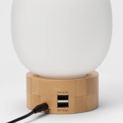  Desk Lamp With USB Ports (Includes LED Light Bulb) - Threshold™